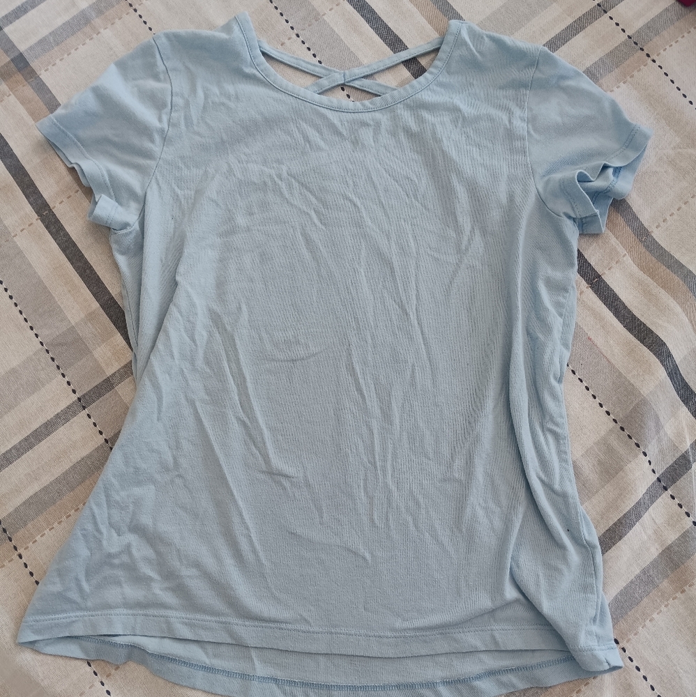 Old Navy Light Blue Short Sleeve Top